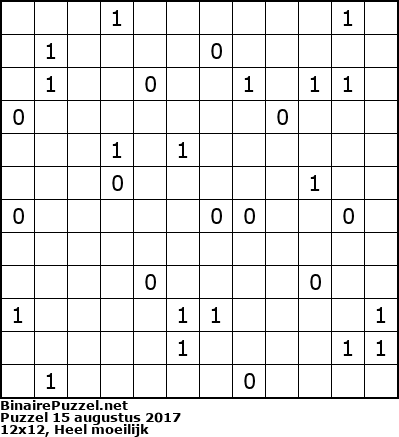 Binaire Puzzel
