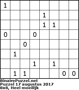Binaire Puzzel
