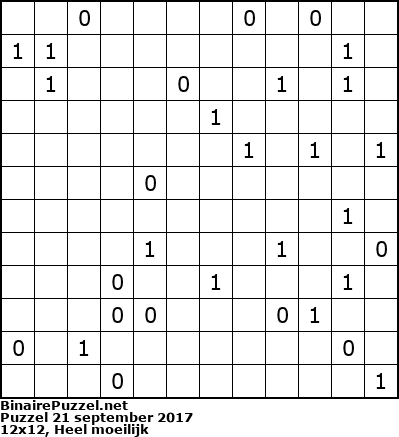 Binaire Puzzel