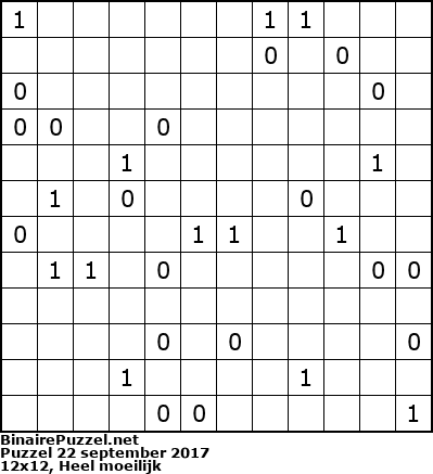 Binaire Puzzel