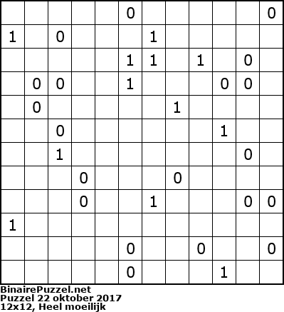 Binaire Puzzel
