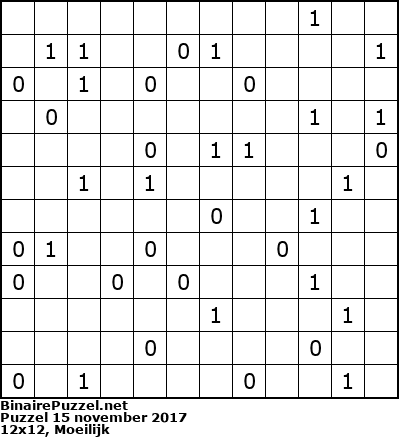 Binaire Puzzel