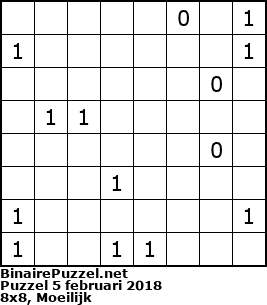 Binaire Puzzel