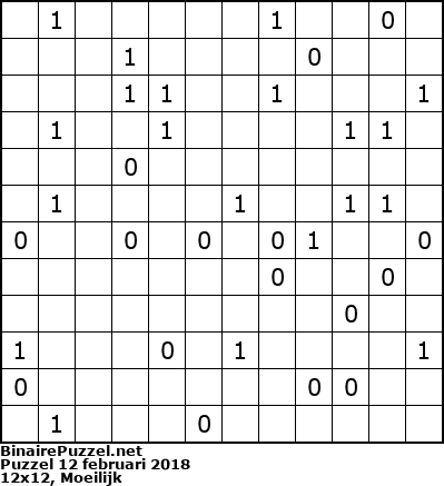 Binaire Puzzel