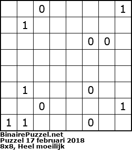 Binaire Puzzel