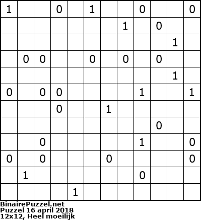 Binaire Puzzel