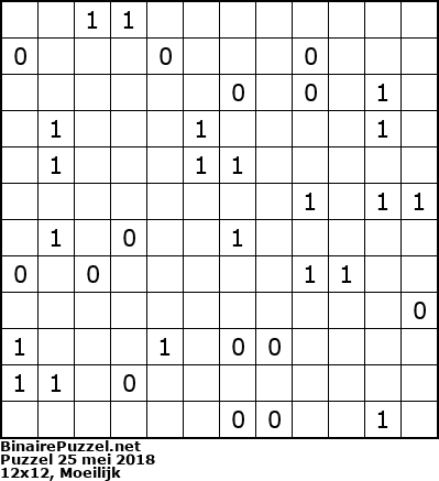Binaire Puzzel