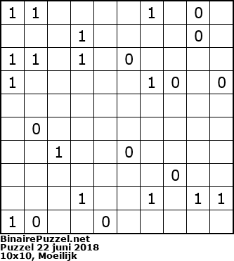 Binaire Puzzel