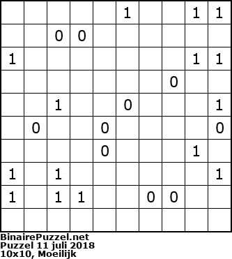 Binaire Puzzel