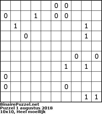 Binaire Puzzel