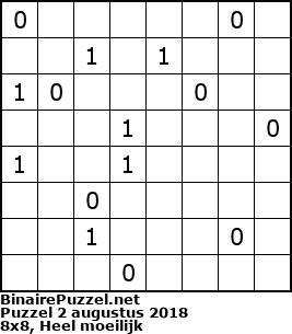 Binaire Puzzel