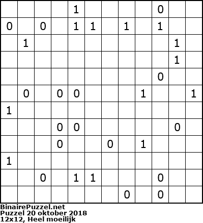 Binaire Puzzel