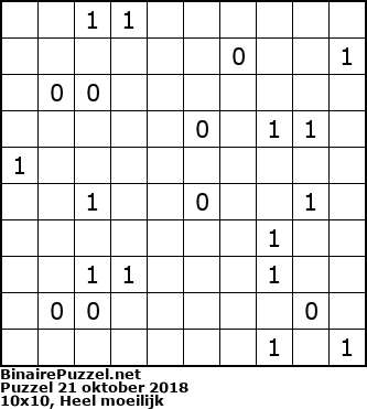 Binaire Puzzel