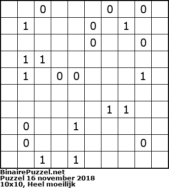 Binaire Puzzel