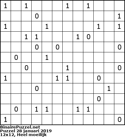 Binaire Puzzel