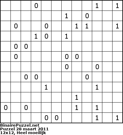 Binaire Puzzel