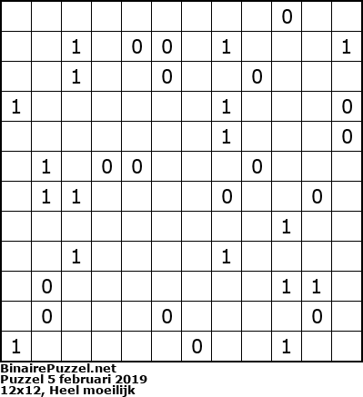 Binaire Puzzel