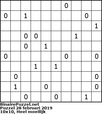 Binaire Puzzel