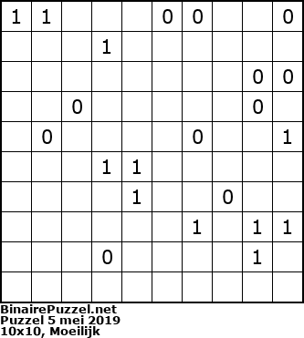 Binaire Puzzel