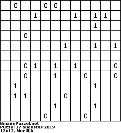 Binaire Puzzel