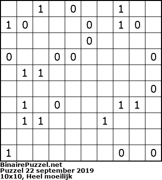 Binaire Puzzel