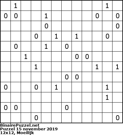 Binaire Puzzel
