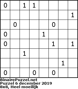 Binaire Puzzel