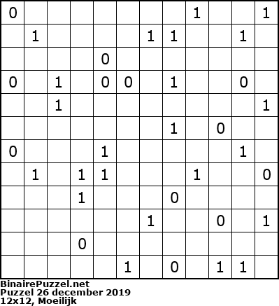 Binaire Puzzel