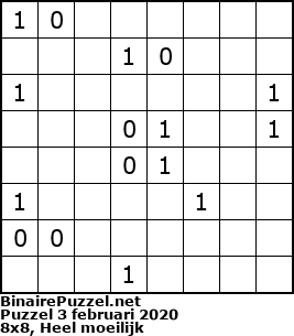 Binaire Puzzel