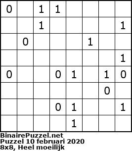 Binaire Puzzel