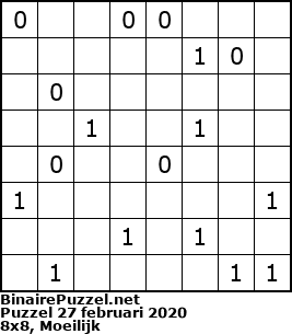 Binaire Puzzel