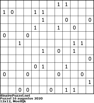 Binaire Puzzel