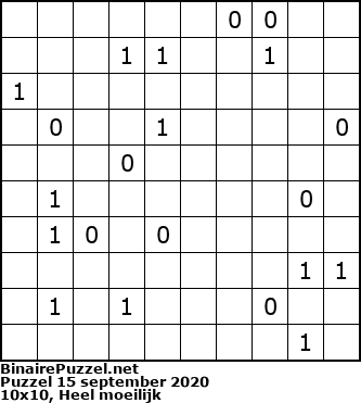 Binaire Puzzel