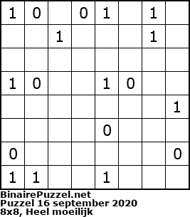 Binaire Puzzel
