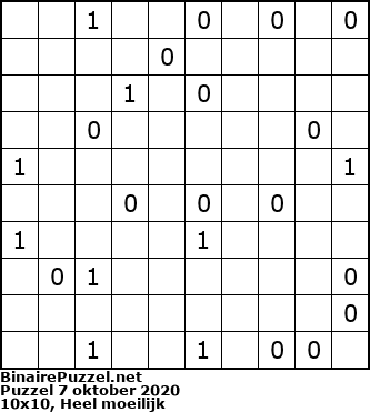 Binaire Puzzel