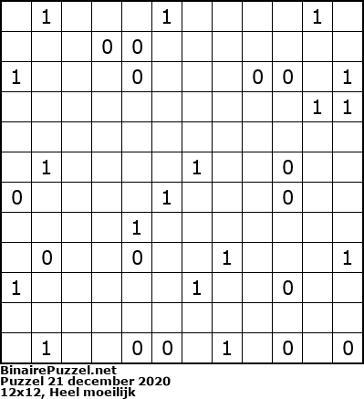 Binaire Puzzel