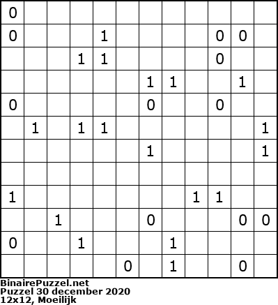 Binaire Puzzel