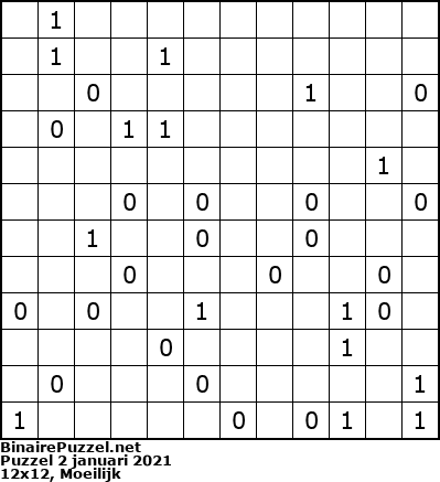 Binaire Puzzel