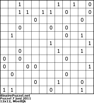 Binaire Puzzel