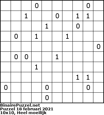 Binaire Puzzel