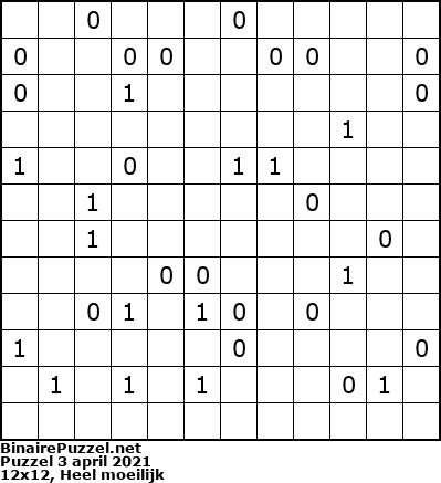 Binaire Puzzel