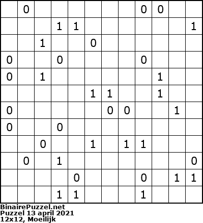 Binaire Puzzel