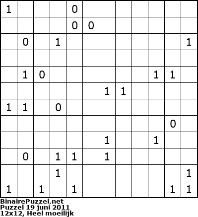 Binaire Puzzel