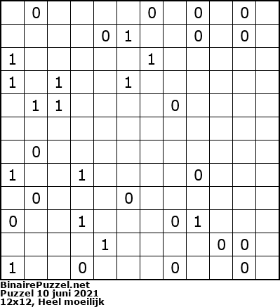 Binaire Puzzel