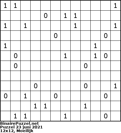 Binaire Puzzel