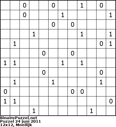 Binaire Puzzel