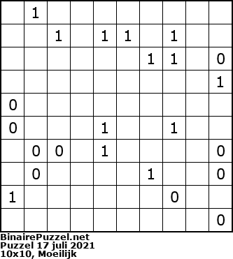 Binaire Puzzel
