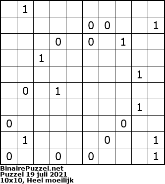 Binaire Puzzel