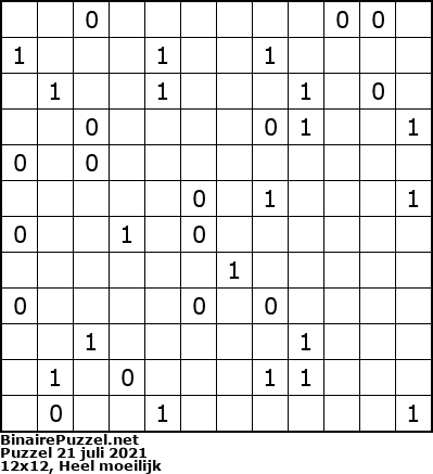 Binaire Puzzel