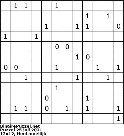 Binaire Puzzel